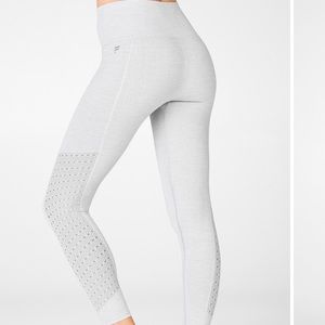 NWT Fabletics high waisted perforated 7/8 leggings